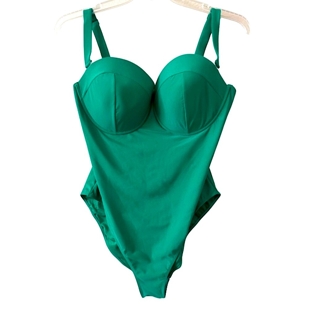 Green One Piece Swimsuit
